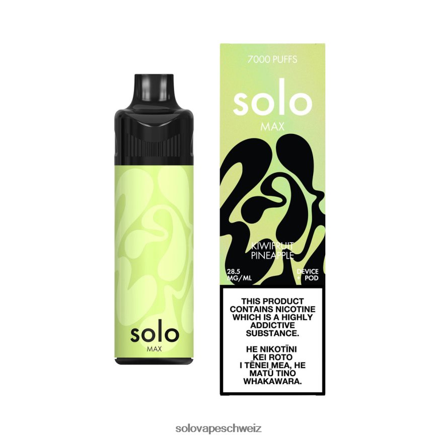 Kiwi-Ananas Solo MAX Pod-Kit VXT6N268 | Solo Vape Puffs